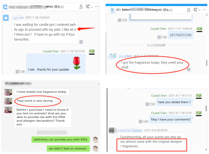 Fragrancias de velas de loto l&iacute;quidas puras altamente elaboradas para hacer velas perfumadas 2