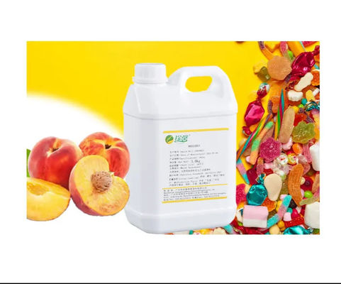 Sabores de caramelo concentrado Sabores de melocotón fresco para la producción de caramelo