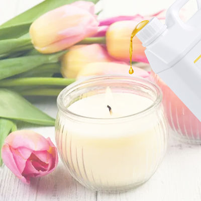 Candela de tulipán olor a granel aceite de fragancia amarillo claro