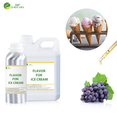 Helado sabor vainilla, aceite saborizante concentrado puro de uva, aceite saborizante de fruta para bebidas